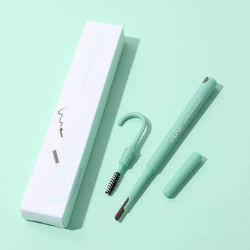 Beauty umbrella machete automatic eyebrow pencil(umbrella hook)-dark brown