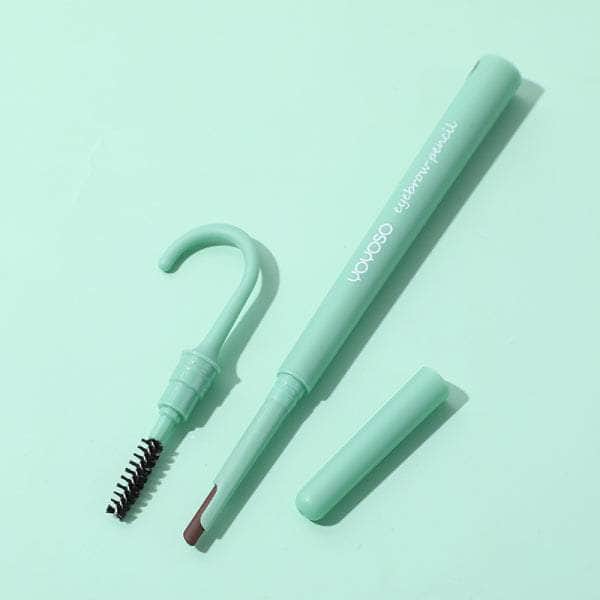 Beauty umbrella machete automatic eyebrow pencil(umbrella hook)-grey brown