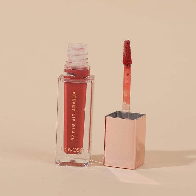 Velvet lip glaze-02 rose red