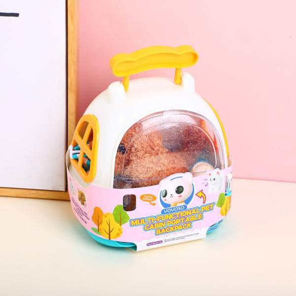 Multi-functional puppy pet cabin portable push-pull backpack