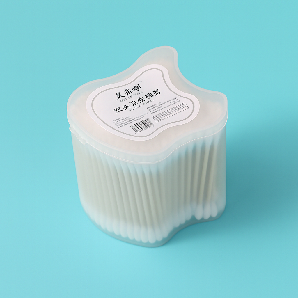 Apple Shaped Frosted Cotton Swabs-180 Pcs