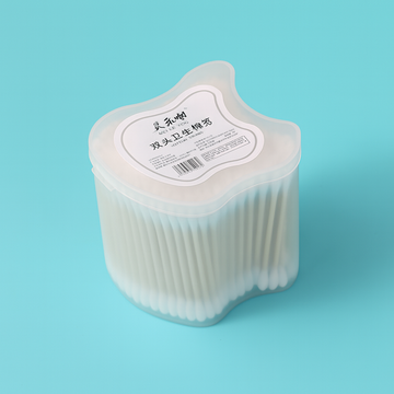 Apple Shaped Frosted Cotton Swabs-180 Pcs