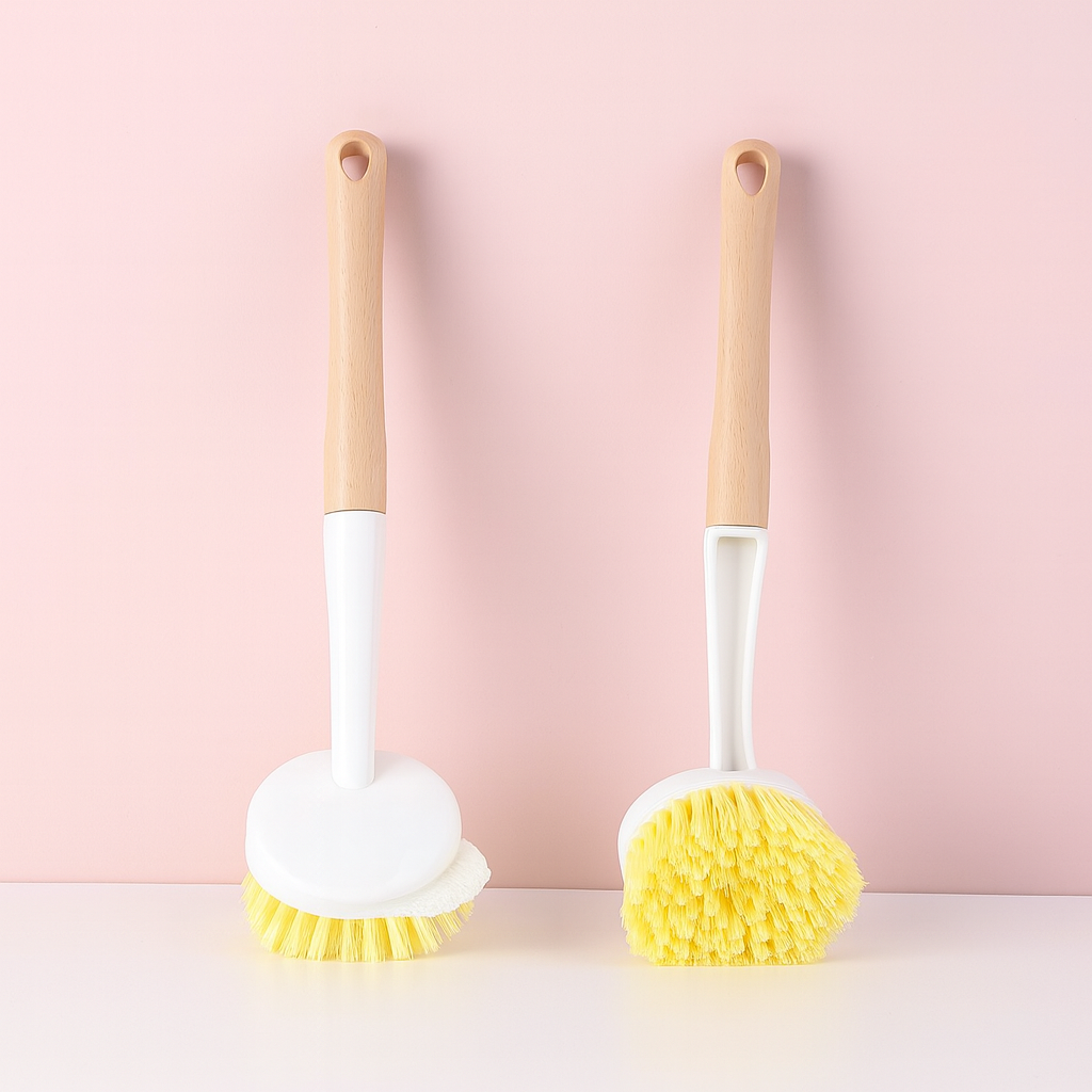 Bamboo Joint Yellow Hair Pot Brush-Xl168