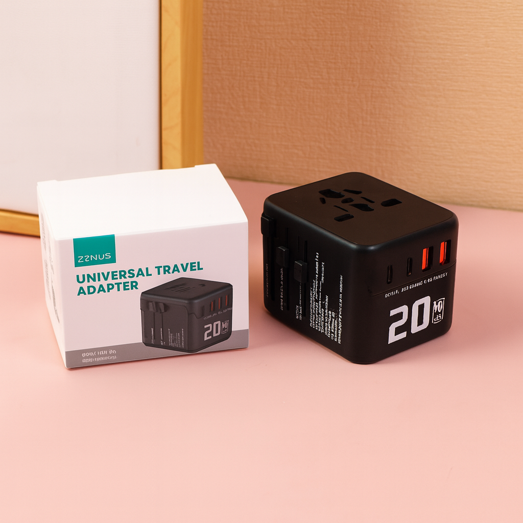 Multi-Country Available Smart Multi-Port Fast-Charger 20W