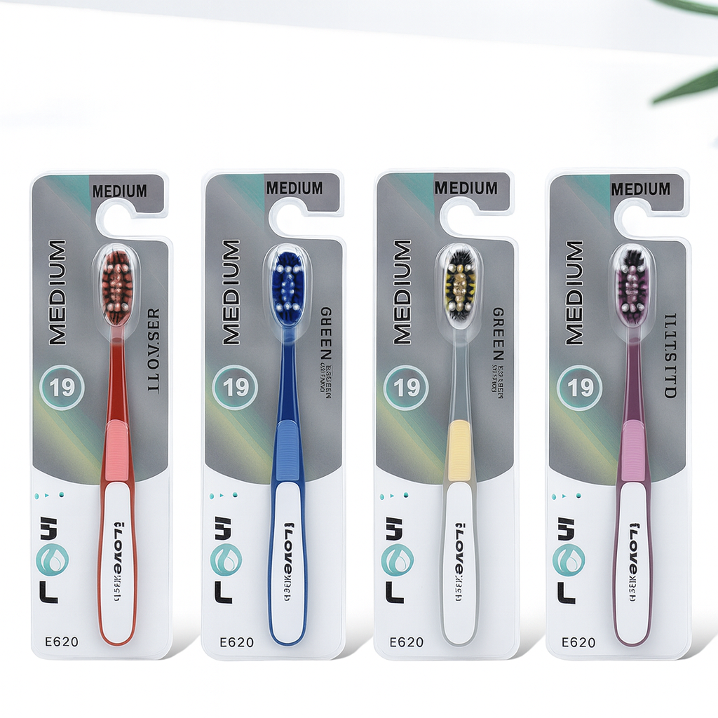 380 Spiral Special-Shaped Hole Adult Toothbrush