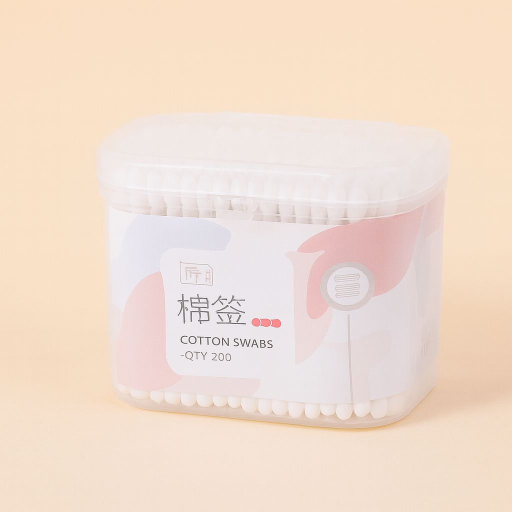 Frosted Box Cotton Swabs 200Pcs-801