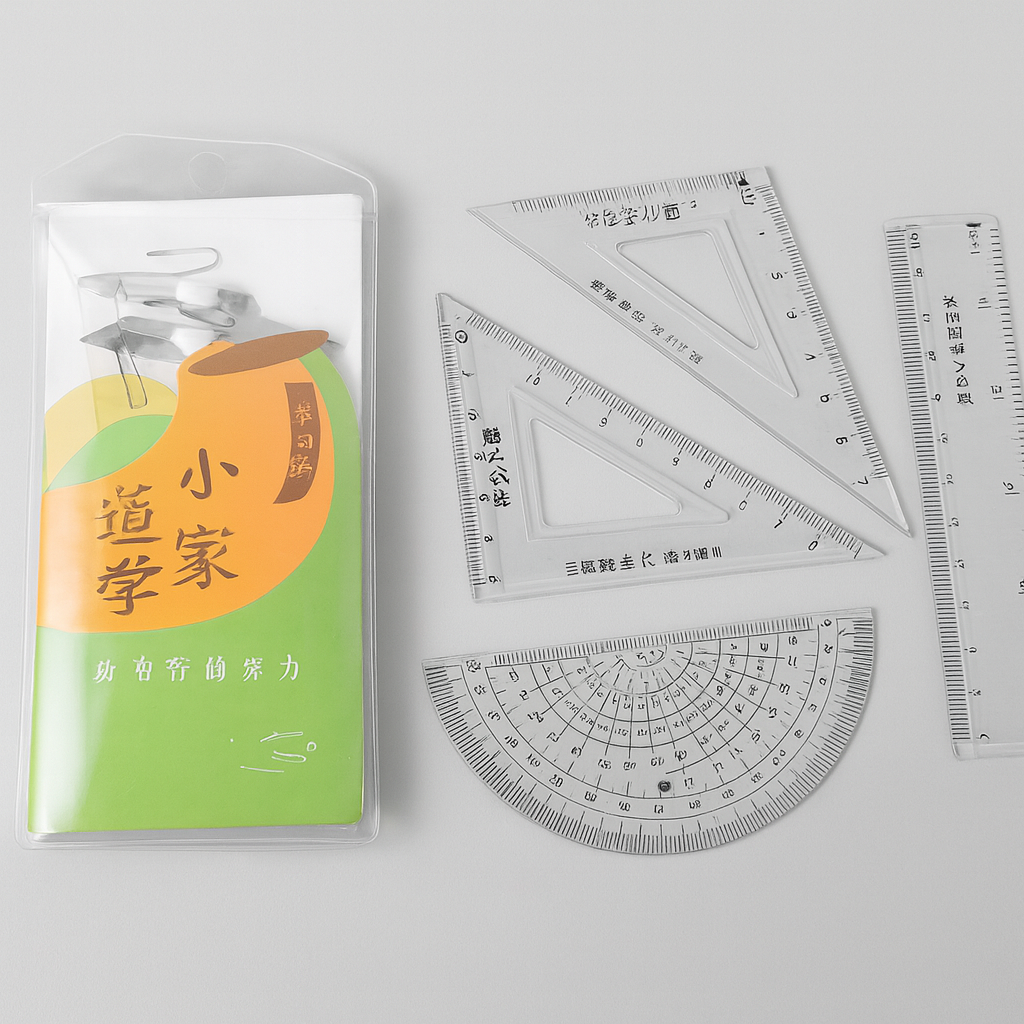 Small And Cute Drawing Ruler Set 15Cm Ty-1494