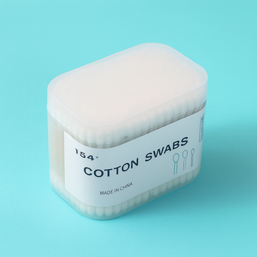 Rectangular Frosted Cotton Swabs-180 Pcs