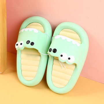 Cute Dinosaur Children'S Slippers With Inner Diameter 170Mm (Green) - YOYOSO PAKISTAN