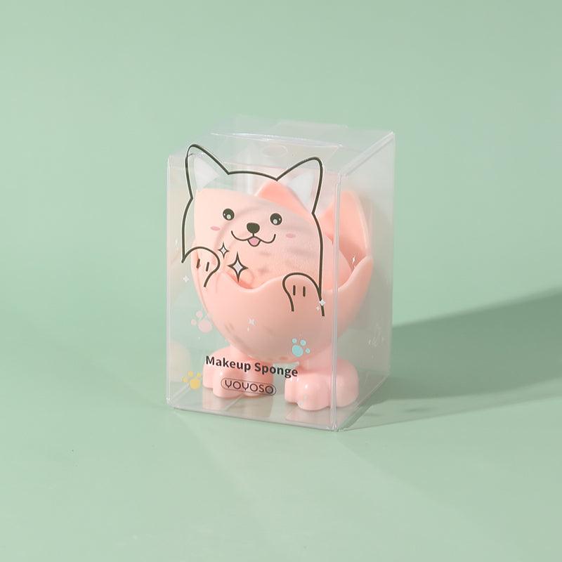 Cute Pet Egg Shell Beauty Makeup Sponge-Pink - YOYOSO PAKISTAN