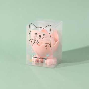 Cute Pet Egg Shell Beauty Makeup Sponge-Pink - YOYOSO PAKISTAN