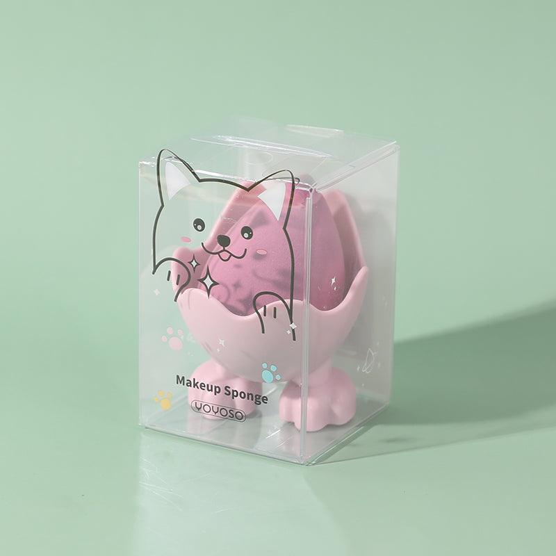 Cute Pet Egg Shell Beauty Makeup Sponge-Purple - YOYOSO PAKISTAN