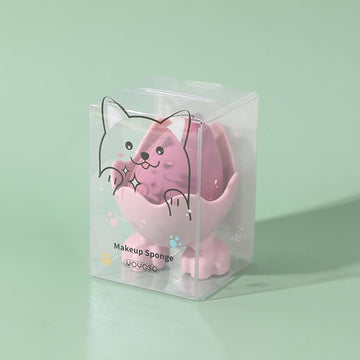 Cute Pet Egg Shell Beauty Makeup Sponge-Purple - YOYOSO PAKISTAN