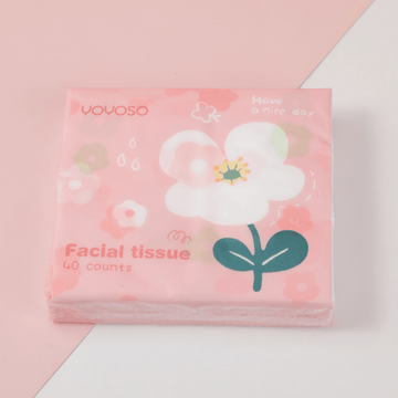 Floral Series Soft Facial Tissue Single Pack-Cute Flower - YOYOSO PAKISTAN