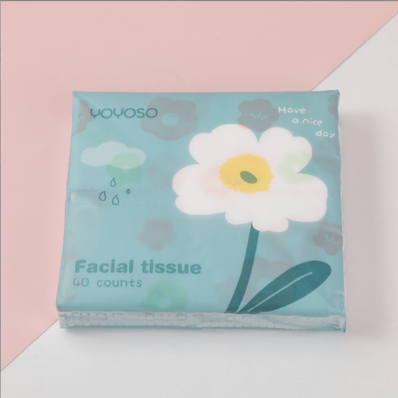 Floral Series Soft Facial Tissue Single Pack-Fresh Flower - YOYOSO PAKISTAN