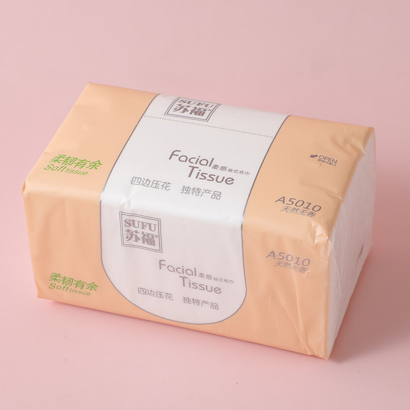 Four-sided embossed facial tissues 510 counts-SF-A5010