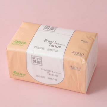 Four-sided embossed facial tissues 510 counts-SF-A5010