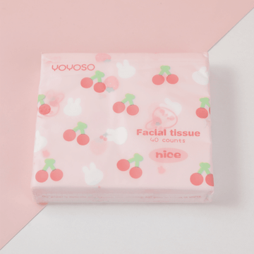 Fruit Series Soft Facial Tissue-Cherry And Rabbit - YOYOSO PAKISTAN