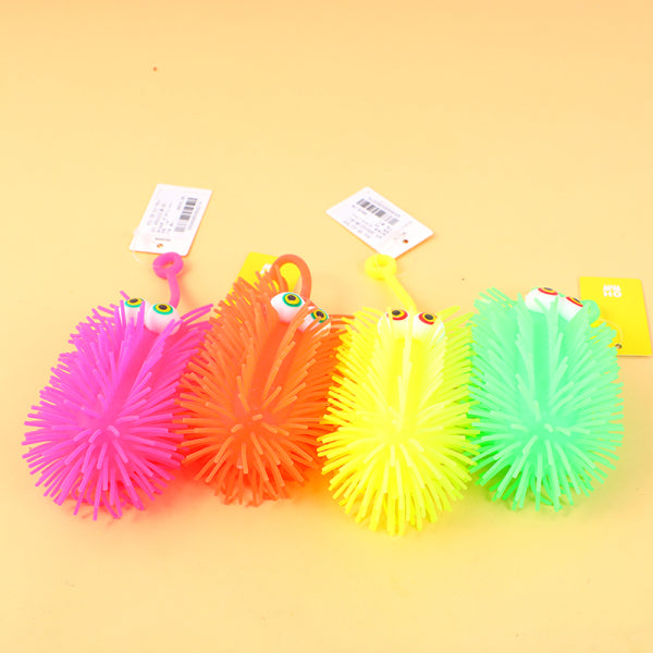 Glitter stretchable big-eyed yellow doll