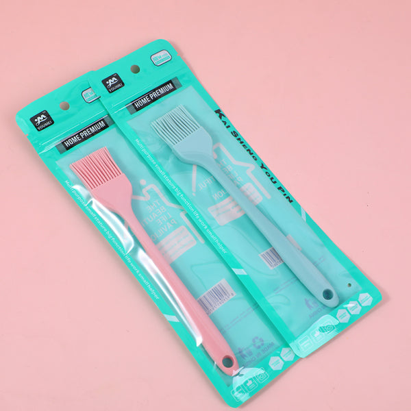 Large single oil brush with individual package (transparent silicone brush) Y-487
