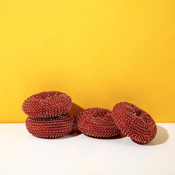 Multi-Functional Cleaning Ball Pot Brush 4Pcs-649 - YOYOSO PAKISTAN