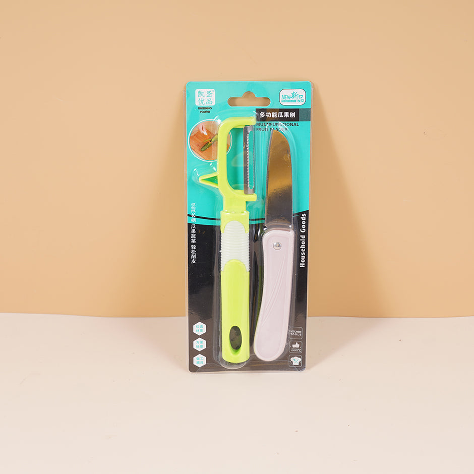 Multifunctional parer + fruit knife combo-399