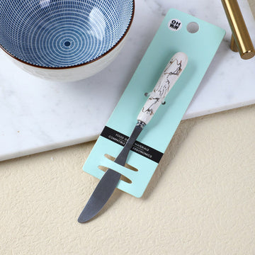 Platinum ceramic handle moon cake knife
