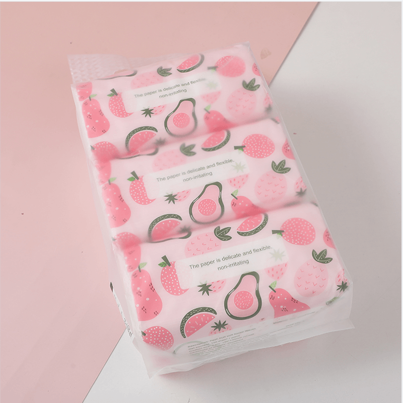 Raw Wood Pulp Facial Tissues 120 Sheets-3 Packs - YOYOSO PAKISTAN