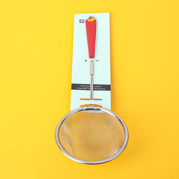 Portable stainless steel colander