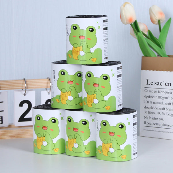 Single roll flat mouth garbage bag 19pcs