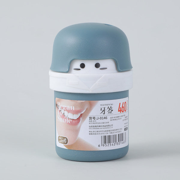 Soldier box packed bamboo toothpick 460pcs-J-0146