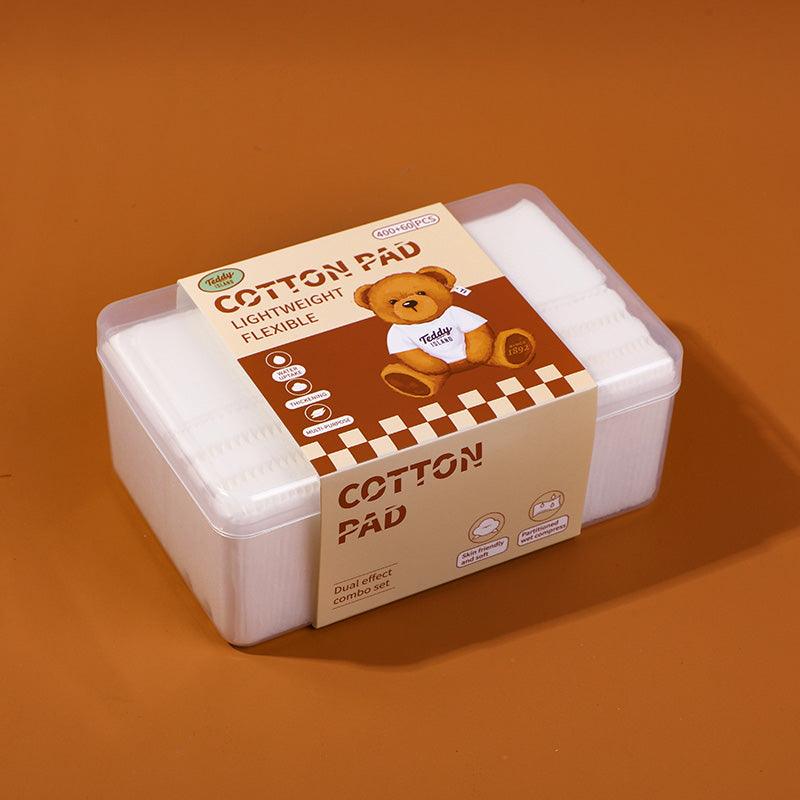 Teddy Island Series Multi-Effect Cotton Pad( 400Pcs+60Pcs) - YOYOSO PAKISTAN