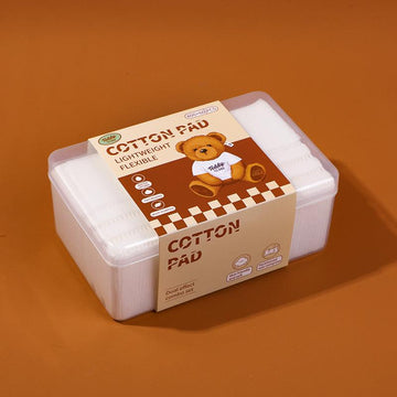 Teddy Island Series Multi-Effect Cotton Pad( 400Pcs+60Pcs) - YOYOSO PAKISTAN