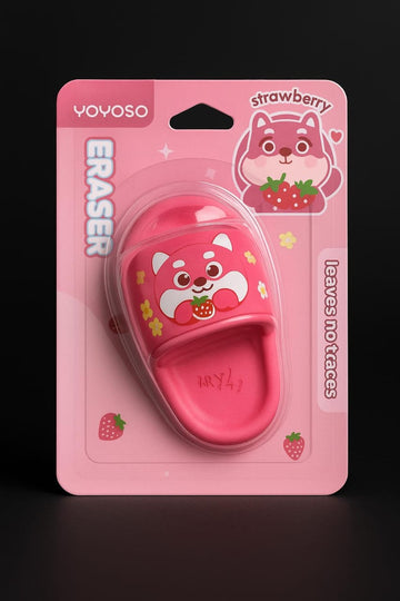 Strawberry shiba inu single slipper eraser