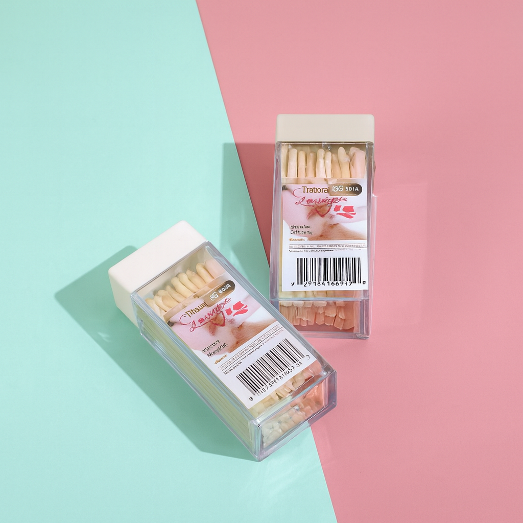 Sliding Cover Square Box Bamboo Toothpicks 280Pcs