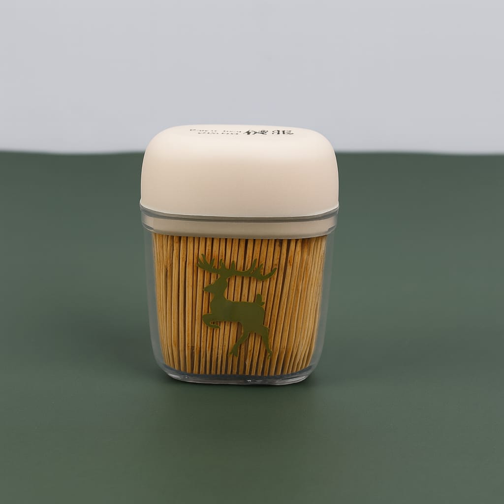 Boxed Natural Color Toothpick 350Pcs-A-200