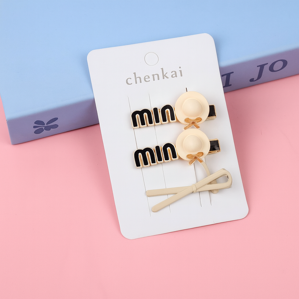 Hat Cross Hair Clip 3Pcs